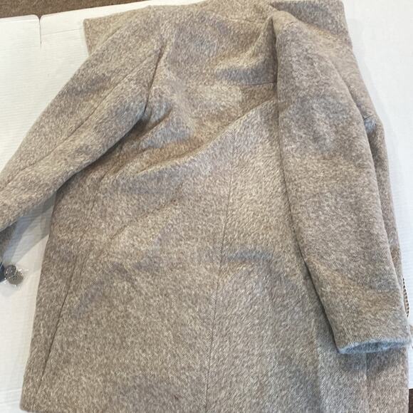 Kenneth Cole Women's Asymmetrical Pressed Boucle Wool Coat size small (c1) - Picture 9 of 9
